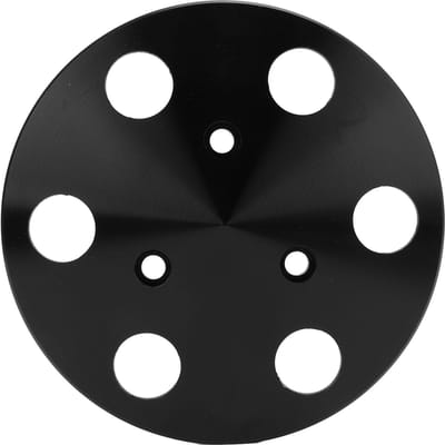Cache de poulie d'embrayage de compresseur AC Alliage d'aluminium Haute résistance Antirouille pour compresseurs Sanden 508 SD5 Noir noir