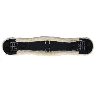 Horka Dressuursingel Anatomisch 40 Cm Bont/rvs Zwart/beige