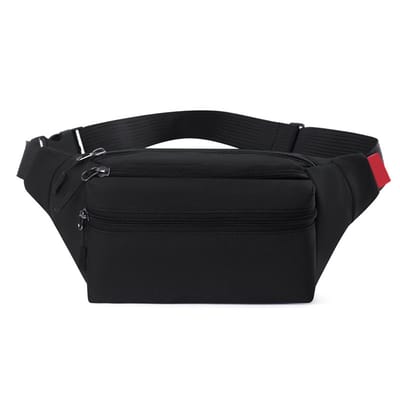 Outdoor Riem Tas - Heuptas - Waterdicht Heuptasje - Dames en Heren - Fanny Pack - Telefoontasje - Zwemmen - Festival - Waterdichte Heuptas - Zwart