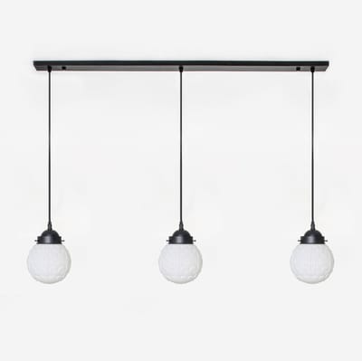 3 x Arcade lampen aan plafondbalk Moonlight - Art Deco Trade