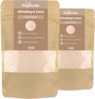 Himalaya Zout 100% Puur - 1000gram - Ideaal als Natuurlijk Keukenzout, Ontspannend Badzout of Gezichtsscrub - Himalaya Zout Fijn