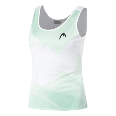 HEAD Spirit II Tanktop Dames-Mint,Wit