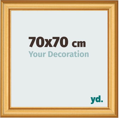 Your Decoration - Fotolijst 70x70 cm - MDF - Goud Mat - Lazio