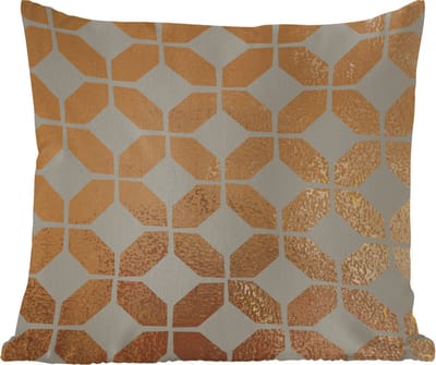 Sierkussens - Kussentjes Woonkamer - 40x40 cm - Patronen - Goud - Luxe - Grijs