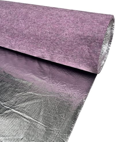 Isolatie vilt Thermozite 10 mm x 122 cm x 1 m voor motorkap, laadruimtes, panelen en machines