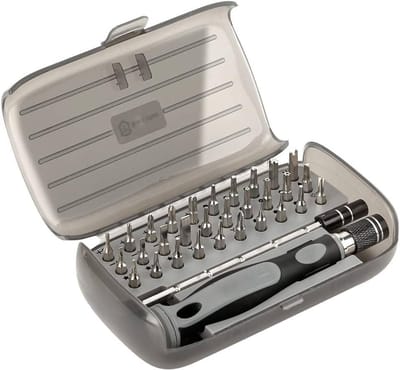 32-delige Multifunctionele Precisieschroevendraaierset - Met Opbergdoos voor Gleuf, Inbussleutel, Pentalobe en Magnetische Bits