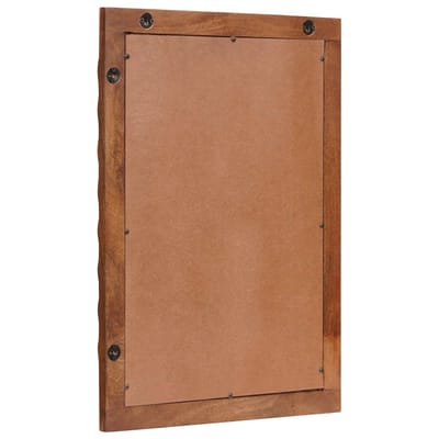 vidaXL - Badkamerspiegel - Acacia - Bruine - Afwerking - 50 - x - 70 - x - 2,5 - cm