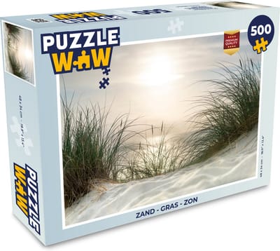 Puzzel Zand - Gras - Zon - Legpuzzel - Puzzel 500 stukjes