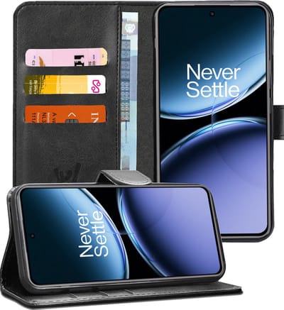 Hoesje geschikt voor OnePlus Nord 4 - Portemonnee Book Case Zwart