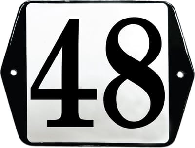 Emaille huisummer model oor - 48
