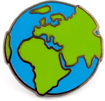 PINETS Wereldbol Speld - Stijlvolle Mode Accessoire