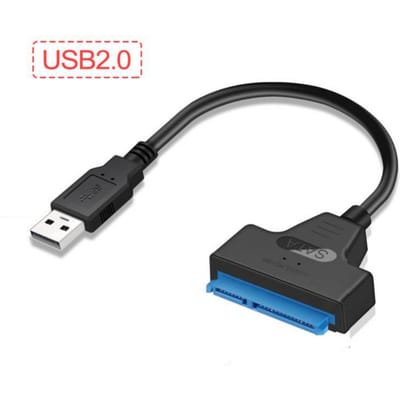 RYRA SATA vers USB 3.0/2.0 câble de lecteur facile USB 3.0 vers Sata III adaptateur de disque dur externe 2.5 pouces HDD SSD adaptateur de disque dur HMM 20cm USB 2.0