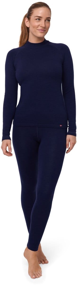 DANISH ENDURANCE Merino Thermoset - Extreme Kou - voor Vrouwen - Donker marineblauw - Maat L