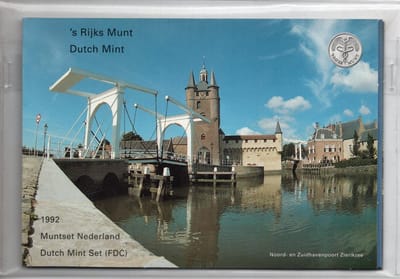 Nederland Jaarset Munten 1992 FDC - Zeeland