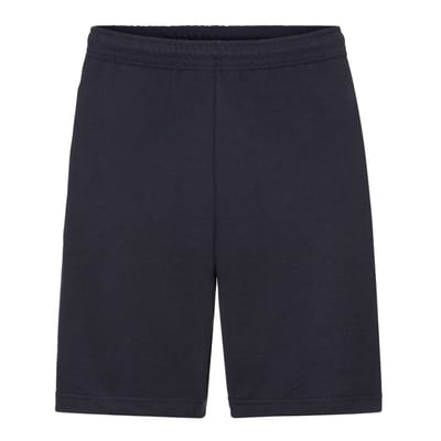 Fruit of the Loom Lichtgewicht uniseks shorts voor volwassenen (Deep Navy)