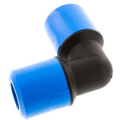 32mm 90 graden L-verbinding POM Insteekfitting NBR