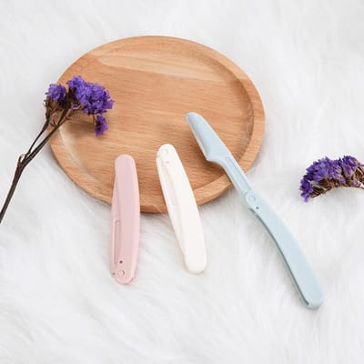 3 Stuks Opvouwbare Dermaplaning Scheermesje - Wenkbrauw Scheermesje - Eyebrow and Face Razor