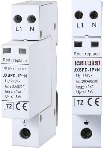 Thuys – Overspanningsafleider 220V – Beschermt Installaties Tegen Flitsen En Spanningspieken – Wit