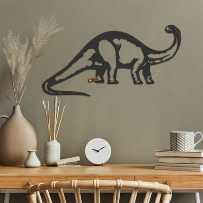 FBRK. Geometrische Dino Bob L - Black