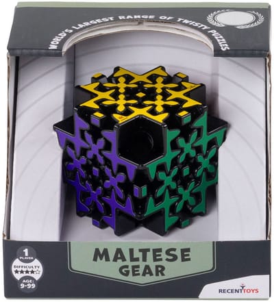 Recent Toys breinbreker puzzel Maltese Gear voor kinderen en volwassenen.