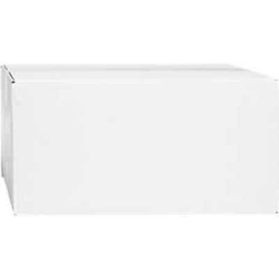 Witte golfkartonnen vouwdozen, enkele golf, 400 x 300 x 200 mm