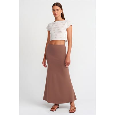 Hoge Taille A-Lijn Maxi Rok