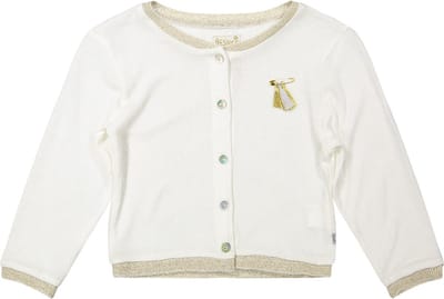 Rumbl Royal - Cardigan - Offwhite/goud - maat 152/158