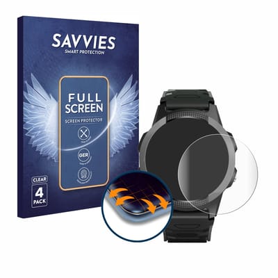 Savvies - Screenprotector voor NikuTRAX NC56S - Folie Beschermfolie transparant volledig dekking 4 Stuks