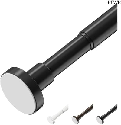 RFWR® Verlengbare gordijnspanner 46-71 cm - Geen boren, telescopische gordijnrail voor raam en badkamer