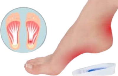 Jumada's - Bescherm je hielen met onze Hielspoor Zooltjes - 6 Paar - Gelzolen - Soft Gel Inlegzool - Blauw - Maat 41-49
