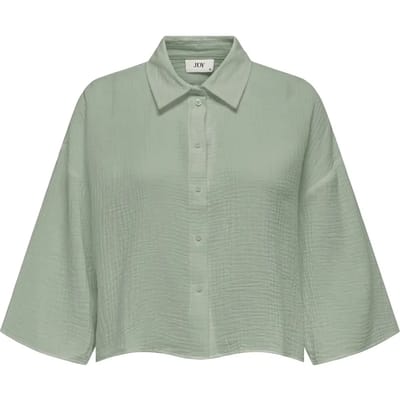 JDY - JDYTHEIS LIFE 3/4 CROP SHIRT WVN NOOS - Dames - Blouses