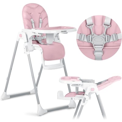 Ricokids Tulo voederstoel - roze