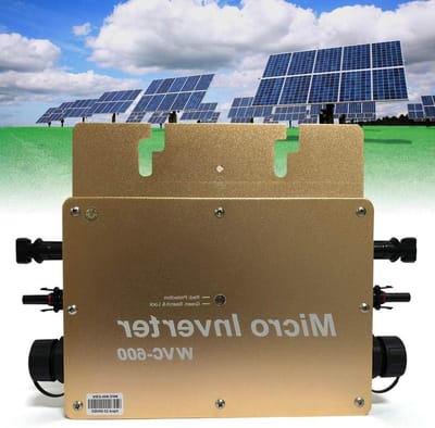 Zonne-omvormer - Micro-omvormer - Energie opwekken - Waterdicht IP65 - 600 Watt - Zilver