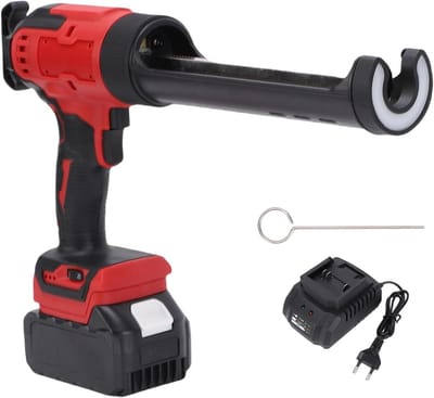 Elektrisch Kitpistool - Kitspuit Accu - Kit aanbrengen - Lekvrij Ontwerp - 6 Snelheden - Zwart