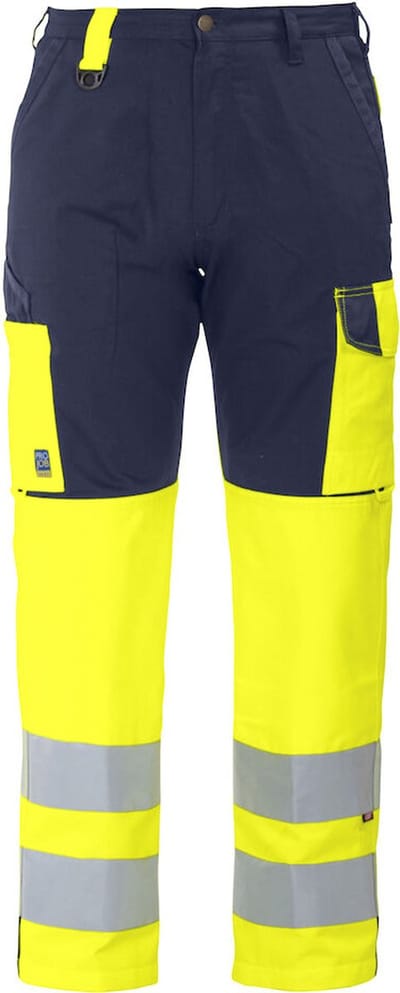ProJob 6501 SIGNALISATIEBROEK MET KNIEZAKKEN EN ISO 20471 KLASSE 2 646501 - Geel - C46