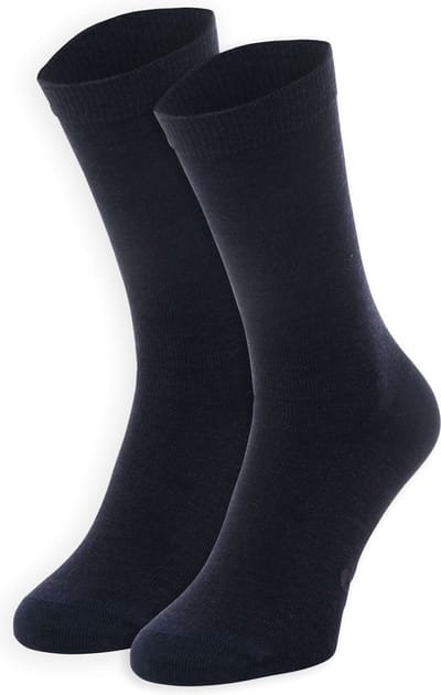 NOMAD® Daily Premium Merino Wol Sokken Maat 35-38 | Donkerblauw | 1-Pack | 50% Merinowol | Dames & Heren Sokken | Naadloos | Anti-Geur | Dagelijks gebruik