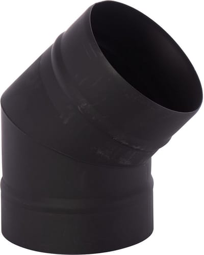 Bocht 90° Zwart 1mm 150mm.