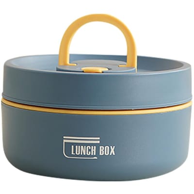 304 Staal Thermische Lunchbox Handige Geïsoleerde Lunchcontainer Stapelbare Lekvrije Voedselcontainer Geïsoleerde Lunchbox