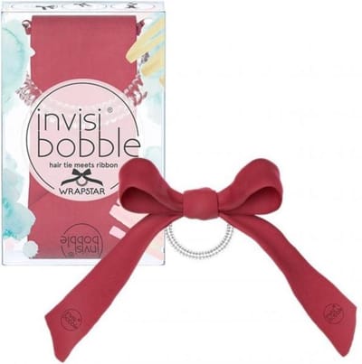 Invisibobble - Wrapstar - Elastiek met lint - Framboos kleur - 1 stuk