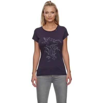 Katoenen dames-T-shirt Ragwear Mint