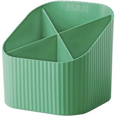 HAN pennenkoker - Re-X-LOOP - 4-vaks - groen - 100% gerecycled materiaal - HA-17238-905