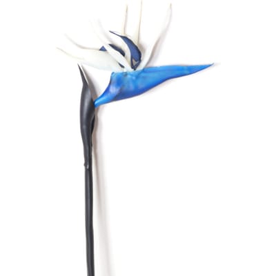 Kunstbloemen Paradijsvogel Permanente Realistische Decoratieve Nep Paradijsvogel Bloemplanten voor blauw