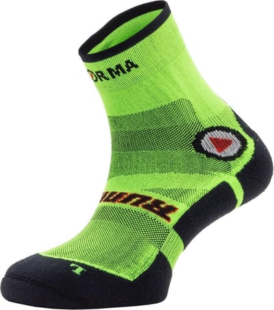 Enforma ondersteunende hardloopsokken - extra light - Groen / Zwart - S (36-38)