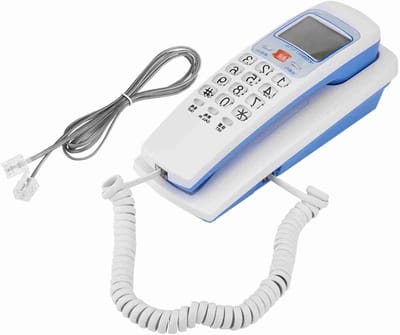 Vaste Telefoon - Vaste Lijn Telefoon - Thuis en Kantoor - Grote Knoppen en Nummerherkenning - Niet Gespecificeerd - Wit