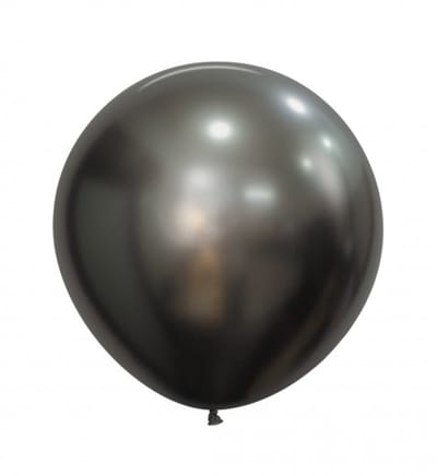 Latex ballon – R24 – Silk Midnight Grey – 880 – 3 Stuks