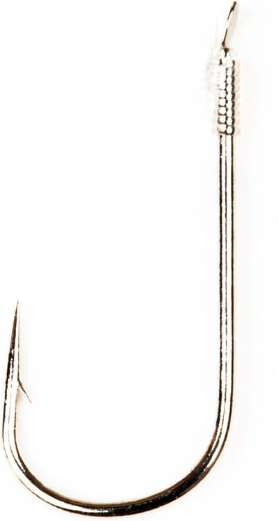 Gamakatsu 1310N Bream - Onderlijn - 45cm - Haakmaat 14 - 10 stuks - Zilver