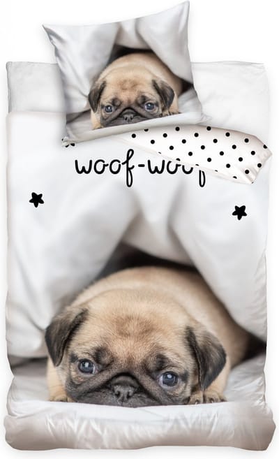 Animal Pictures Dekbedovertrek Woof-Woof - Eenpersoons - 140 x 200 - Katoen
