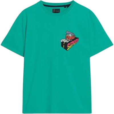 Superdry Neon Travel Chest Loose Shirt Heren - Maat L