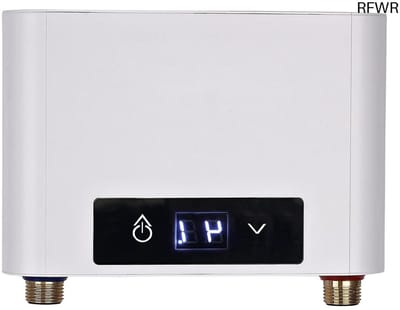 RFWR® Elektrische doorstroomboiler 3500 W met regelbare temperatuur en LED-weergave voor keuken en badkamer