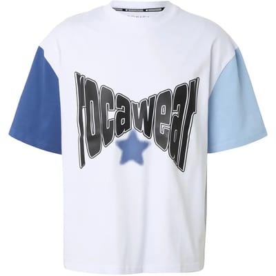 Rocawear - Colored Heren Tshirt - S - Wit/Blauw